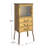 Metal Storage Cabinet with 3 Drawers-1634830986
