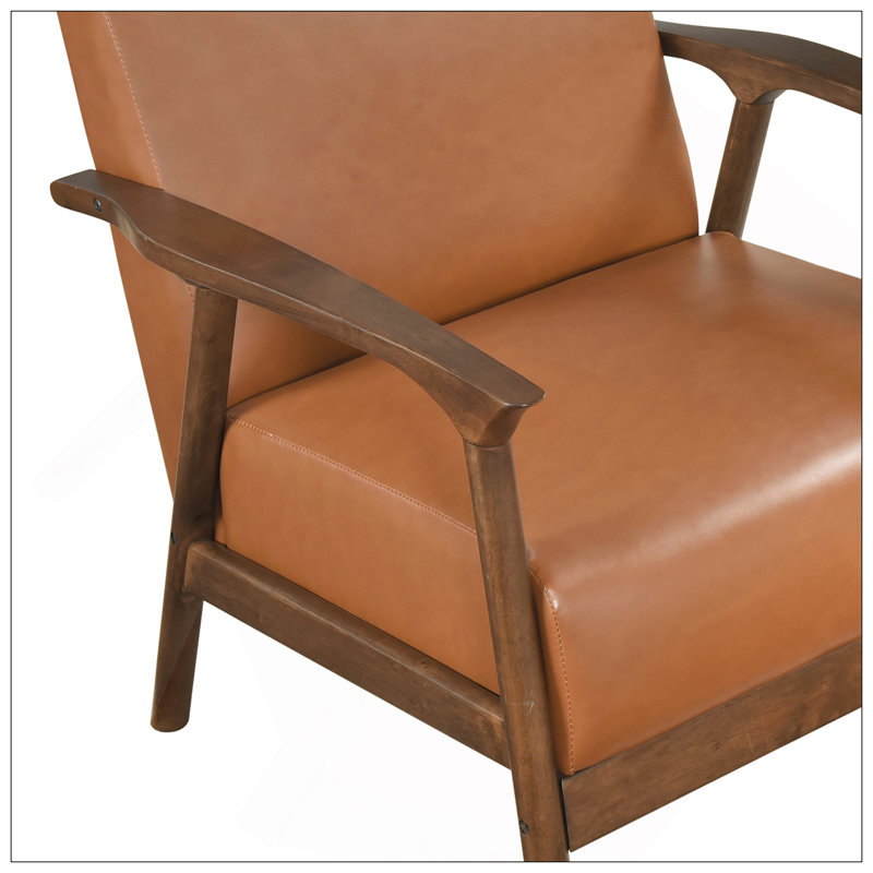 Fauteuil d'appoint rembourré confortable pour le salon, rehaussant le style intérieur.