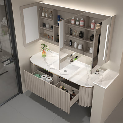 Simple modern style bathroom cabinet