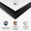 Décoration murale moderne Contour Lines par Art Remedy, cadre noir, 16 x 24-554672044-554672045