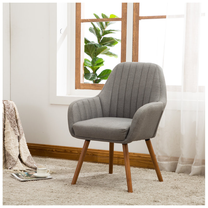 Chaise d'appoint Tuchico, Gray Polyester