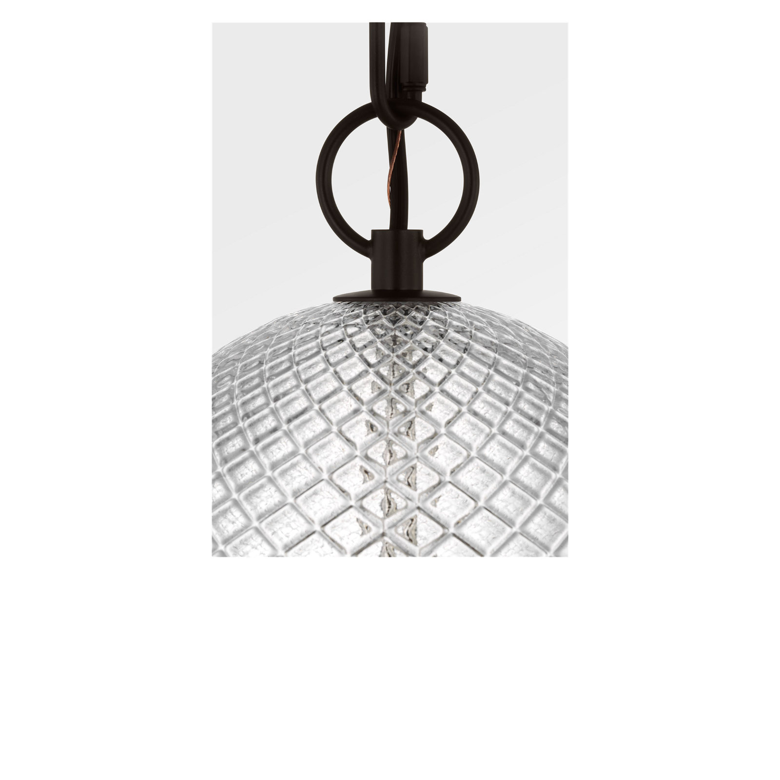 Lucinda 8 Pendant, Aged Iron