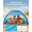 Beach Tent Sun Shelter for 4 Person, UPF 50+ Protection, Portable Sun Shade Canopy with Carrying Bag & Sand Pockets, Lightweight and Easy Setup Beach Umbrella for Camping Fishing Outdoor Picnic