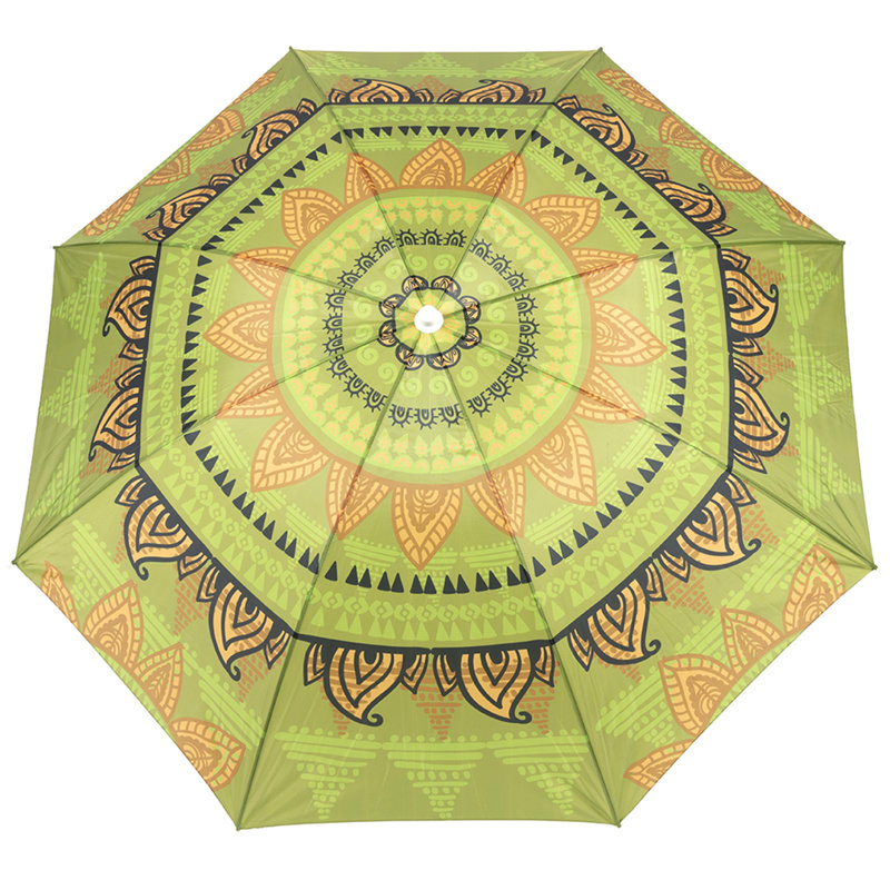 1.9m Traditional Parasol, Green