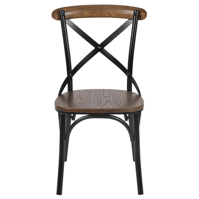 Lara 17.5'' H Ash Stacking Side Chair