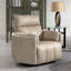 Fauteuil inclinable moderne en tissu beige
