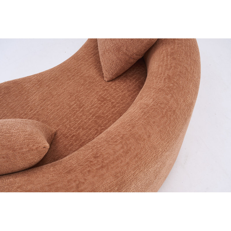 Canapé modulaire S / Curve S-Curved, Corail