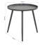 Garden furniture set, balcony furniture, white poly rattan-2053661414