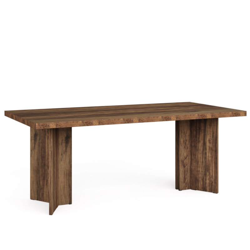 Bureau de direction 63 po Farmhouse, Noyer foncé