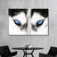 Husky's Eyes, reproduction sur toile-1629329343