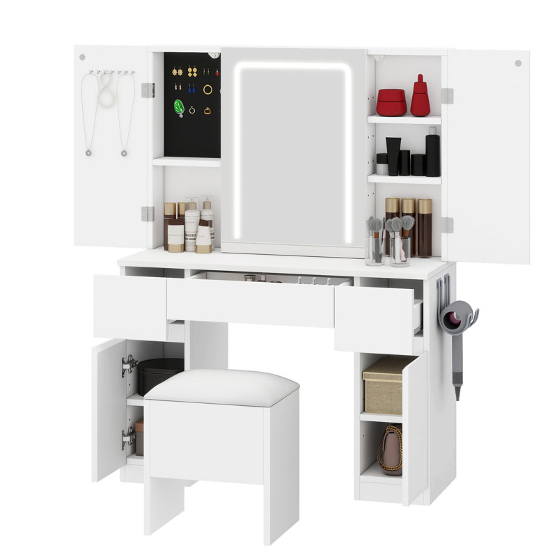 Calistro Dressing Table with Mirror