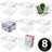 mDesign Art and Craft Plastic Storage Organizer Bin with Handles, Clear-87886821