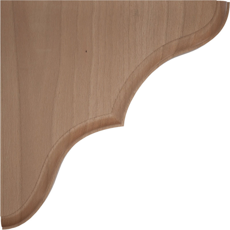 Support en bois Stratford, Cerisier, H 5,5 po x l 1,75 po x P 5,5 po