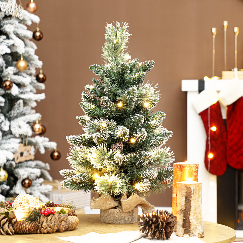 1.97' H Lighted Artificial Christmas Tree