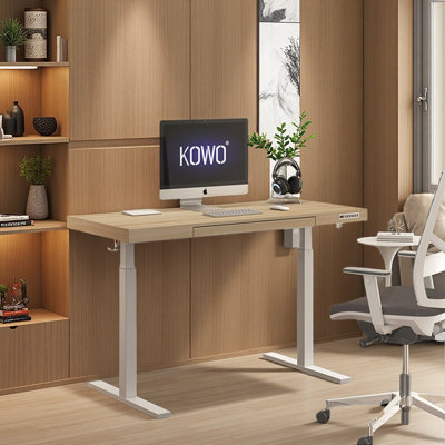 Gooitsen Height Adjustable Standing Desk by Inbox Zero