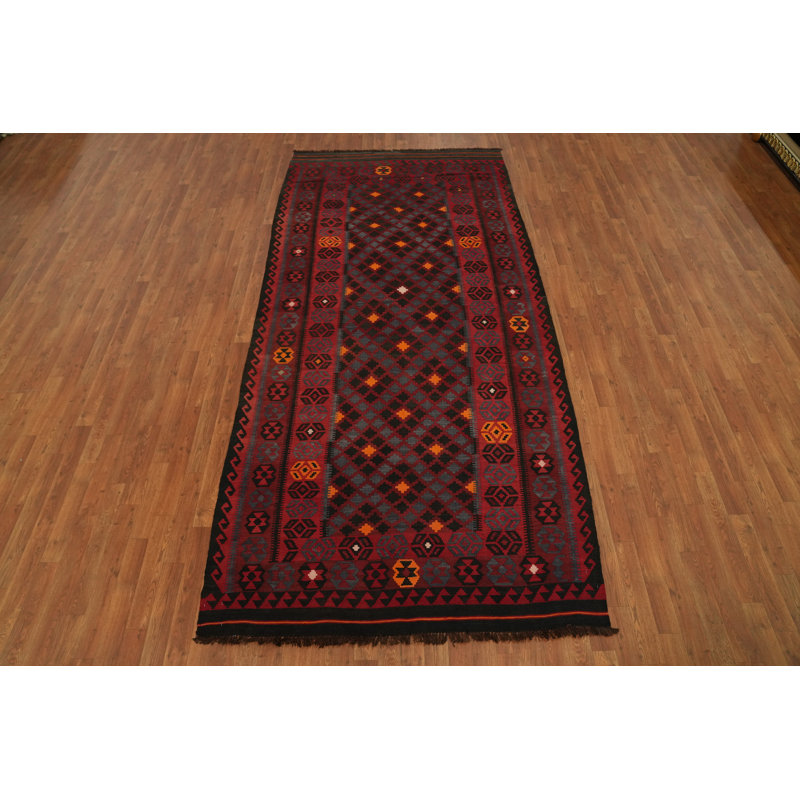 Tapis oriental kilim à teinture végétale 5 x 11