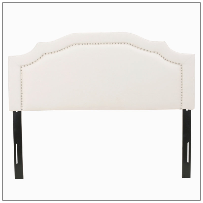 Starsha Upholstered Headboard, Ivory