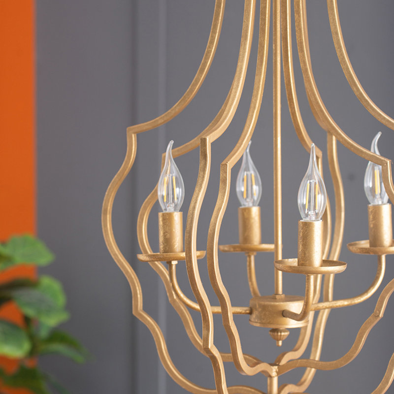 Lustre en métal 4 lumières
