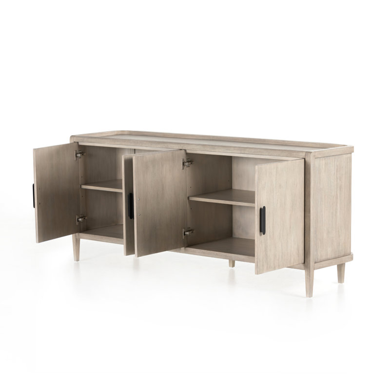 Buffet en bois d'acajou de 75 po de largeur Tijae