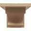 Corbeau TimberThane en bois de cèdre brut Alma, l 4 po x P 8 po x H 4 po, brun clair-88289445