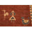 Tapis oriental brun en laine noué à la main 7 pi 8 po x 9 pi 11 po Ezra