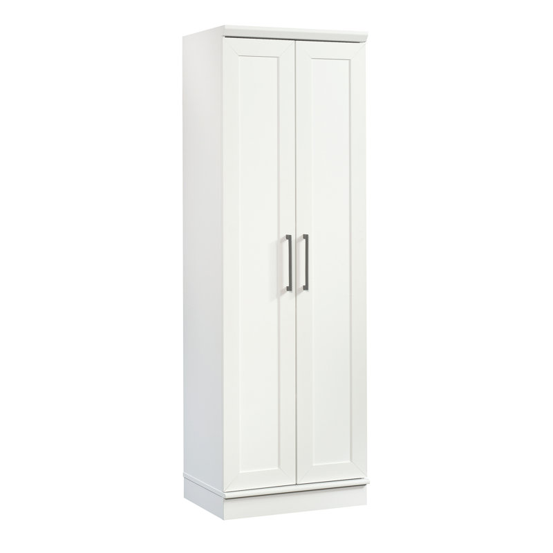 Carnesha 4 - Shelf Storage Cabinet, Soft White