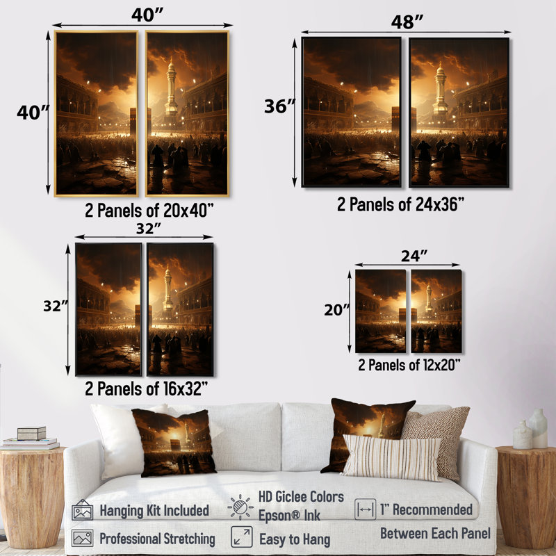 Art mural sur toile traditionnel, Black, 36" H x 48" W, Impression encadrée flottante
