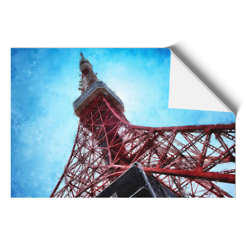 The Tokyo Tower - No Frame Print, 21cm H x 30cm W x 0.1cm D
