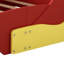 Lit plateforme simple pour voiture de course rouge avec roulettes, contreplaqué de haute qualité et rails latéraux pour plus de sécurité, expérience de sommeil confortable, taille 98,7 po x 41,7 po 26,5 po, assemblage nécessaire-472219268