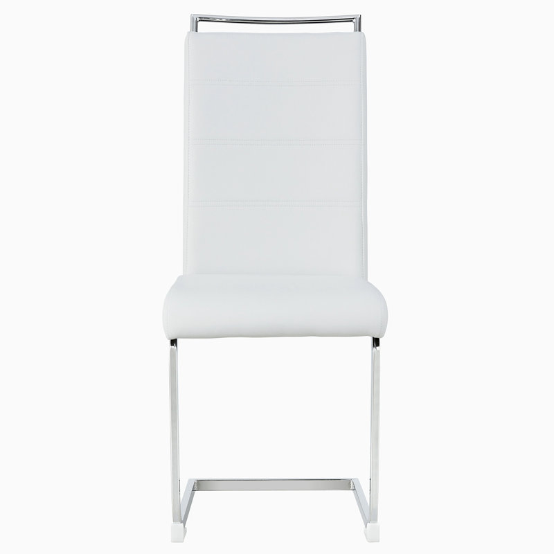 Chaise d'appoint en similicuir