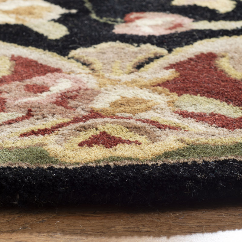 Alger Hand Tufted Wool Oriental Rug, Round 8'