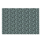 Ambesonne Letters Cutting Board Large Size Cartoon Hand Drawn Alphabet White and Charcoal Grey