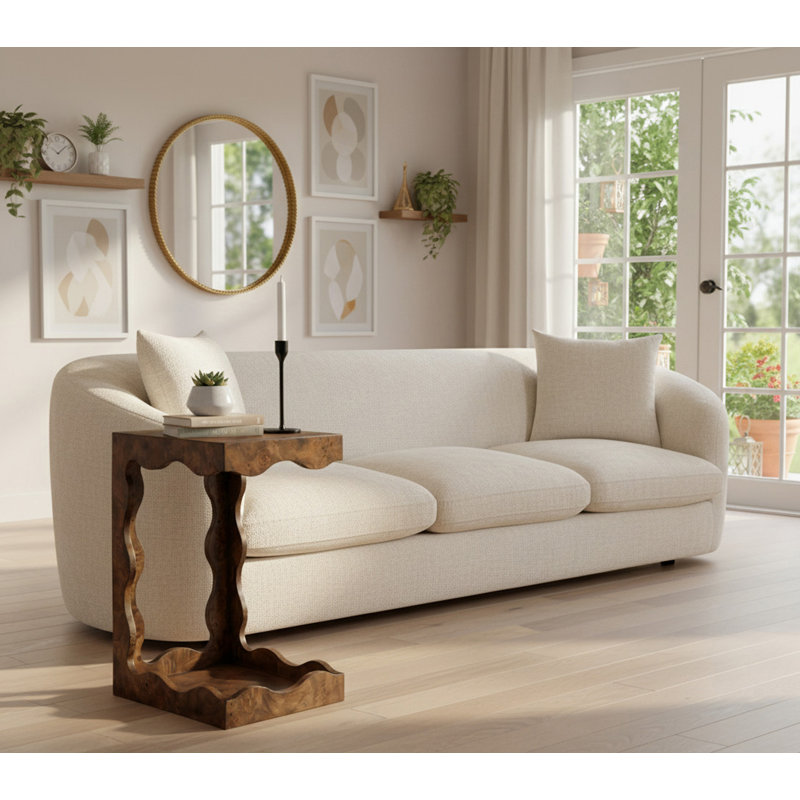 Table de bout Seyed, Brun