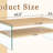 Double Rectangular Coffee Table. The Board Surface Is MDF, With Stickers-423140303
