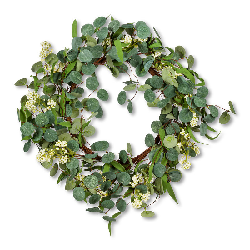 Faux Eucalyptus 18'' Wreath