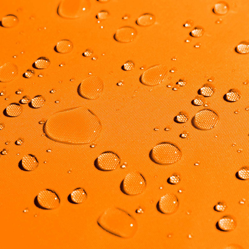 12' Orange Waterproof HDPE Triangle Shade Sail