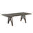 Cipolla Wood Finish 72"-90" Extendable Dining Table-630342281
