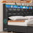 LED Upholstered Platform Bed Frame with 4 Storage Drawers and Storage Headboard-2002412866-2002608463