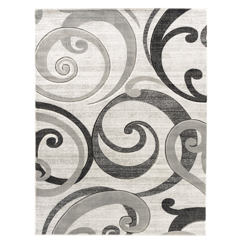 Abbie-Jo Abstract Indoor Rug, Rectangle 5' x 7'