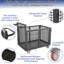 Chariot à plateforme avec cage, chariot à plateforme robuste 5 en 1 avec cage capacité de 2 200 lb.-1032238435