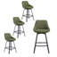Tabouret de comptoir pivotant de 25,6 po Alonsa-130960774