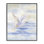 Cygne volant au-dessus de l'eau, estampe numérique par Audrey Jeanne Roberts