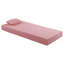 Ensemble de matelas et oreiller 7inch avec matelas en mousse viscoélastique imprégnée de gel