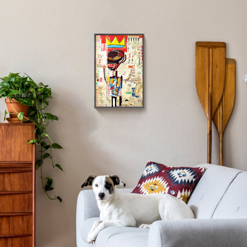 «Graffiti Art» sur toile, Noir, H 15,88 po x l 11,88 po x P 1 po