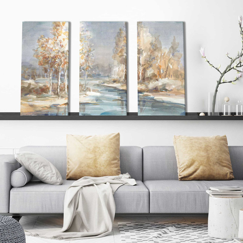 " Flowing River " 3 - Pieces