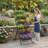 Space-Saving 5-Tier Vertical Raised Garden Bed, Built-In Efficient Drainage System & Removable Planting Trays, Rust-Resistant Weather-Proof Frame, Fits Balcony, Patio