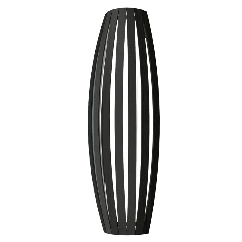 3 - Light Flush Mounted Sconce, Charcoal