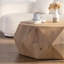 Table basse 38,58 "à motif tridimensionnel en relief