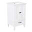 Meuble-lavabo de 20 pouces avec lavabo