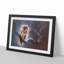 Owl Upon a Tree Branch in Abstract - Picture Frame Graphic Art Print on MDF-55735756-55735750